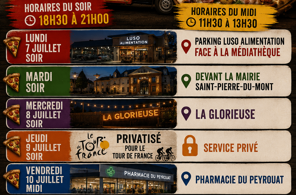 Retrouvez La Flemme Food Truck cette semaine
